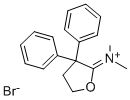 Dihydro-N,N-dimethyl-3,3-diphenyl-2-(3H)-furaminium bromide
