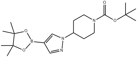 4-[4-(4,4,5,5-四甲基-1,3,2-二氧杂环戊硼烷-2-基)-1H-吡唑-1-基]哌啶-1-甲酸叔丁酯